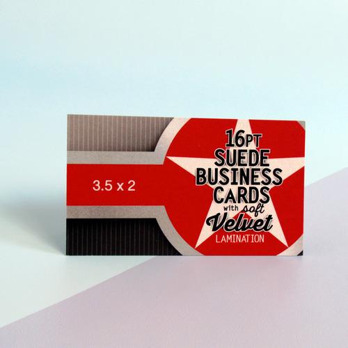 SUEDE BUSINESS CARDS