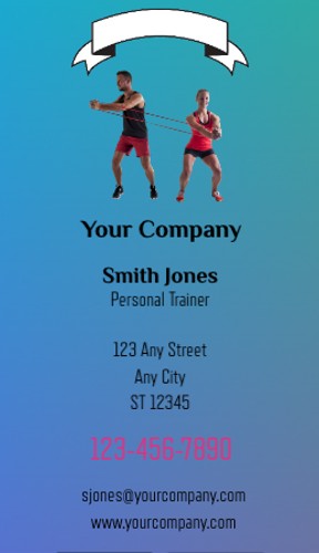 PERSONAL TRAINING BUSINESS CARDS