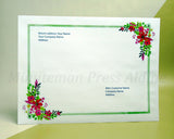 <img src=”9-x-12-Booklet-Envelope-Open-Side.jpg” alt=”9 In. X 12 In. Booklet Envelopes with green color border and flowers in left lower and right upper corners”>