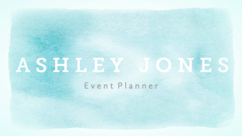 EVENT PLANNING & ENTERTAINMENT BUSINESS CARDS