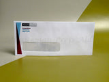 <img src=”Nr10-Window-Envelopes.jpg” alt=”Custom Printed #10 Window Envelopes with colored band on the left side and logo and company name on the top left corner”>