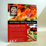 <img src=”Poster-Printing-in-Houston.jpg” alt=”Custom Posters with Lamination with a chicken BBQ and cakes images on the background and "Thanksgiving Menu Tasting" text in center”>